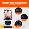 VEVOR Professional Blender with Shield, Commercial Countertop Blenders, 68 oz Jar Blender Combo, Stainless Steel 9 Speed & 5 Functions Blender