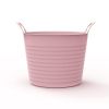 4 Pack Flex Storage Bin, Pink