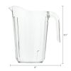 4 Pack 60-Ounce Clear Plastic Stackable Pitcher, by Way To Celebrate