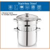 4-Piece Stainless Steel 8 qt Cooker Multipot Set