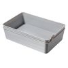 (4 pack) Flexible Drawer Storage Organizers, Gray, 2 Pack