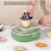 Oval-Shaped Vegetable Cutter - Ergonomic Kitchen Tool for Precise Slicing, Safe & Comfortable Grip