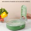 Oval-Shaped Vegetable Cutter - Ergonomic Kitchen Tool for Precise Slicing, Safe & Comfortable Grip