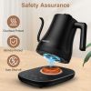 Gooseneck Electric Kettle with Temperature Control, 27oz Rapid Heating Electric Kettle for Pour Over Coffee/Tea, Auto Shut Off & Boil-Dry Protection