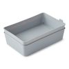 (4 pack) Flexible Drawer Storage Organizers, Gray, 2 Pack