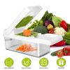 12 In 1 Vegetable Chopper with Container Kitchen Food Slicer Dicer Grater Peeler Egg Separator Hand Protector for Onion Salad Potato GPCT2055Pro