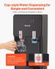 VEVOR Top Loading Water Cooler Dispenser for 3 or 5 Gallons Jugs Stainless Steel
