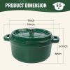 Cast iron Dutch POTS are suitable for gas, electric, ceramic, induction furnaces, and even grills. It can be used for cooking
