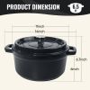 Cast iron Dutch POTS are suitable for gas, electric, ceramic, induction furnaces, and even grills. It can be used for cooking