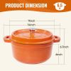 Cast iron Dutch POTS are suitable for gas, electric, ceramic, induction furnaces, and even grills. It can be used for cooking
